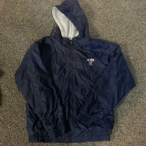 Like new Gear for Sports boys, size large, zip Navy blue jacket